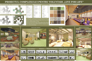 Radu Maria, Design Interior – „Proiectul complexului pentru voluntari LIVE FOR LIFE”