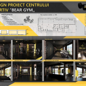 Mihail Pînzari, Design Interior – „Design proiect centrului sportiv BEAR GYM”