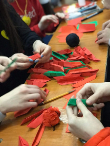 Masterclass la școala de arte plastice „A. Șciusev”