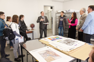 Vizitarea Atelierului de Gravura FAPD UPSC (1)