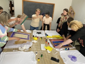 Master-class Arta vizuală prin tehnica Serigrafiei pe textile (2)