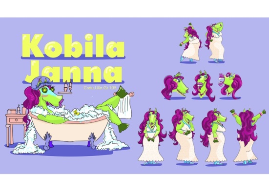 постер кобыла жанна печать